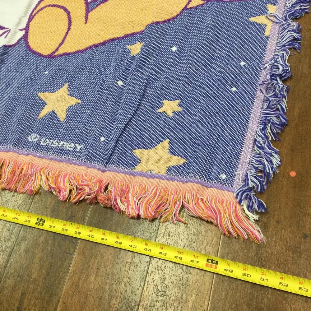 Beacon Winnie Pooh Piglet Multicolor 50x60 Throw Blanket Disney Fringe USA